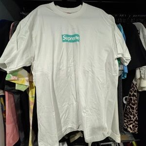 Supreme x Tiffany Box Logo Tee XL